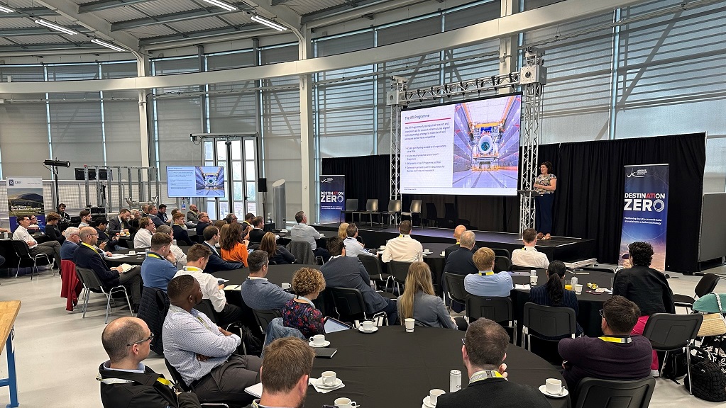 Delegates view presentations at the ATI AMRC South Yorkshire roadshow