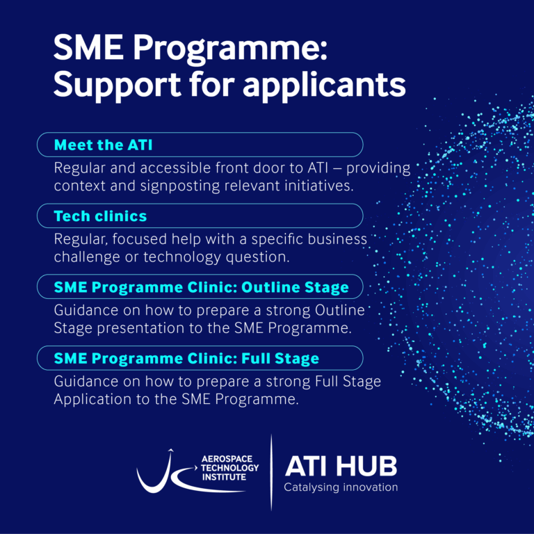 SME Programme: Support from the ATI Hub | Aerospace Technology Institute